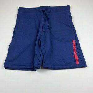 NWOT The Hundreds Mens Cotton Sweat Shorts Navy Blue Size Large